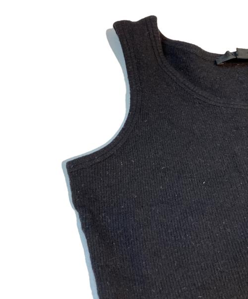 HELMUT LANG（ヘルムートラング）HELMUT LANG (ヘルムートラング) ノースリーブニット ブラック サイズ:Sの古着・服飾アイテム