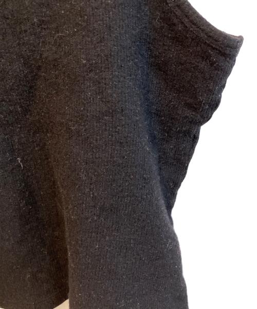 HELMUT LANG（ヘルムートラング）HELMUT LANG (ヘルムートラング) ノースリーブニット ブラック サイズ:Sの古着・服飾アイテム