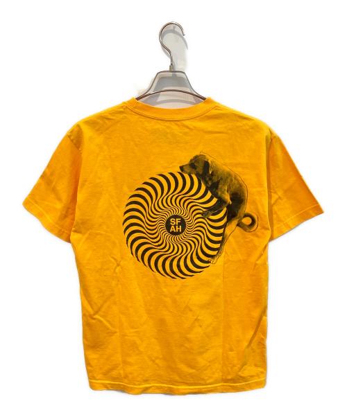 anti skateboards（アンチスケートボード）anti skateboards (アンチスケートボード) LIMITED DOG HUMP TEE イエロー サイズ:Mの古着・服飾アイテム