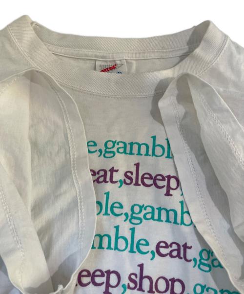 JERZEES（ジャージーズ）JERZEES (ジャージーズ) 90’S カジノTシャツ ホワイト サイズ:XLの古着・服飾アイテム