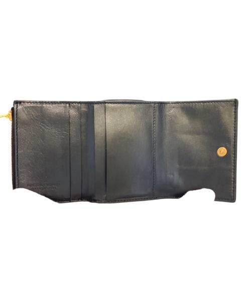 BOTTEGA VENETA（ボッテガベネタ）BOTTEGA VENETA (ボッテガベネタ) カセット マキシイントレチャート三つ折り財布　R00124010W ネイビーの古着・服飾アイテム