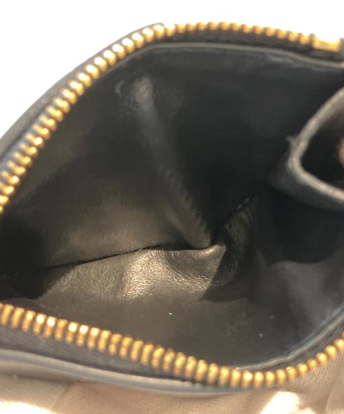 BOTTEGA VENETA（ボッテガベネタ）BOTTEGA VENETA (ボッテガベネタ) カセット マキシイントレチャート三つ折り財布　R00124010W ネイビーの古着・服飾アイテム