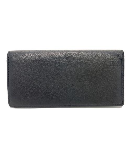 LOEWE（ロエベ）LOEWE (ロエベ) ロング ホリゾンタル ウォレット　C660978X02 ブラックの古着・服飾アイテム