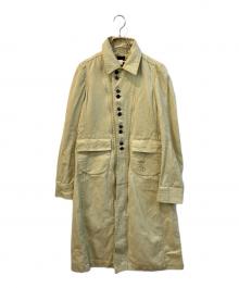 DIESEL（ディーゼル）の古着「多重ボタンワークコート」｜黄緑