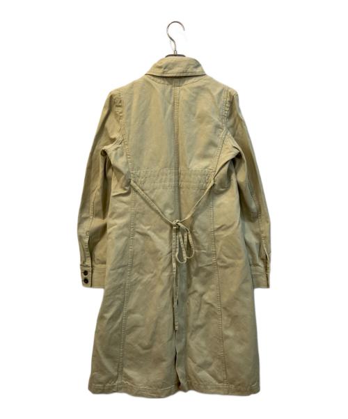 DIESEL（ディーゼル）DIESEL (ディーゼル) 多重ボタンワークコート 黄緑 サイズ:Sの古着・服飾アイテム