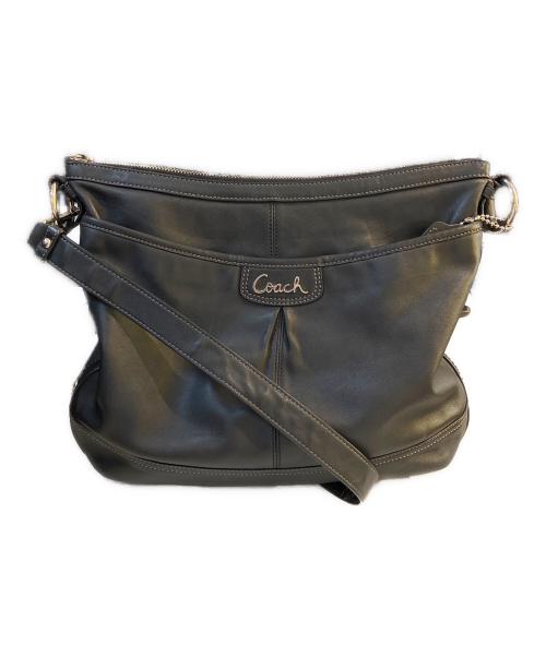 COACH（コーチ）COACH (コーチ) レザーショルダーバッグ ブラック サイズ:-の古着・服飾アイテム