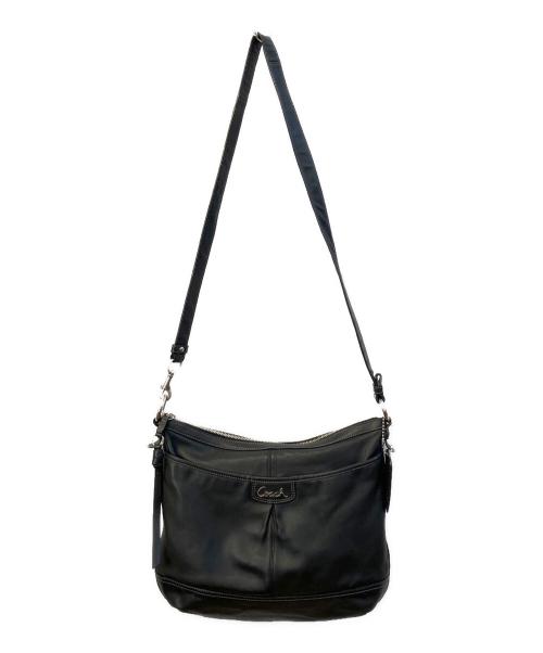 COACH（コーチ）COACH (コーチ) レザーショルダーバッグ ブラック サイズ:-の古着・服飾アイテム