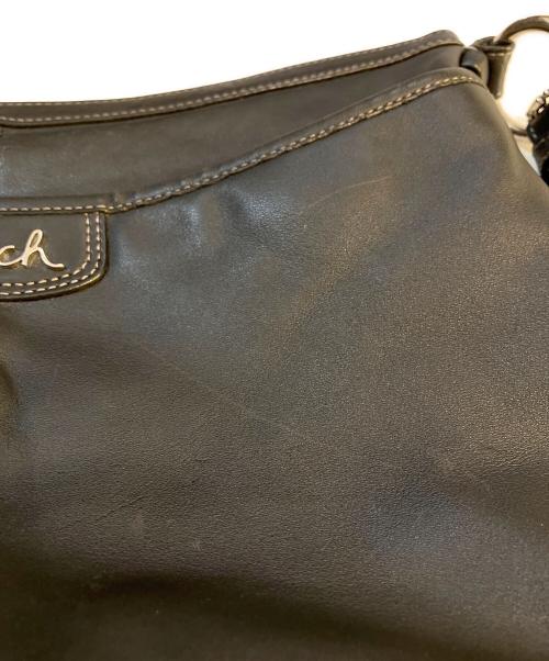 COACH（コーチ）COACH (コーチ) レザーショルダーバッグ ブラック サイズ:-の古着・服飾アイテム