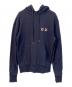 MAISON KITSUNE（メゾンキツネ）の古着「HOODIE DOUBLE FOX HEAD PATCH」｜ネイビー