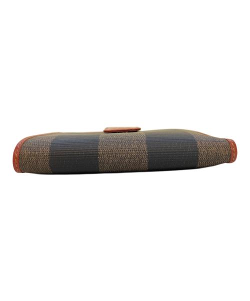 FENDI（フェンディ）FENDI (フェンディ) 2つ折り財布 ブラウンの古着・服飾アイテム
