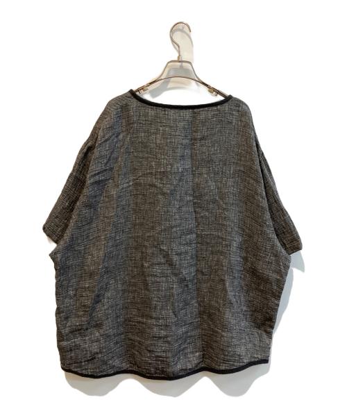 Porter Classic（ポータークラシック）Porter Classic (ポータークラシック) Sashiko Linen Premium T-Shirt　PC-049-1268 グレー サイズ:4の古着・服飾アイテム