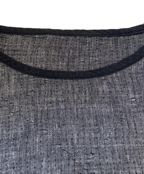 Porter Classic（ポータークラシック）Porter Classic (ポータークラシック) Sashiko Linen Premium T-Shirt　PC-049-1268 グレー サイズ:4の古着・服飾アイテム