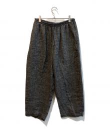 Porter Classic（ポータークラシック）の古着「SASHIKO LINEN PEACE PANTS」｜グレー