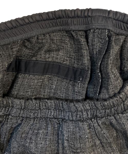 Porter Classic（ポータークラシック）Porter Classic (ポータークラシック) SASHIKO LINEN PEACE PANTS グレー サイズ:Lの古着・服飾アイテム