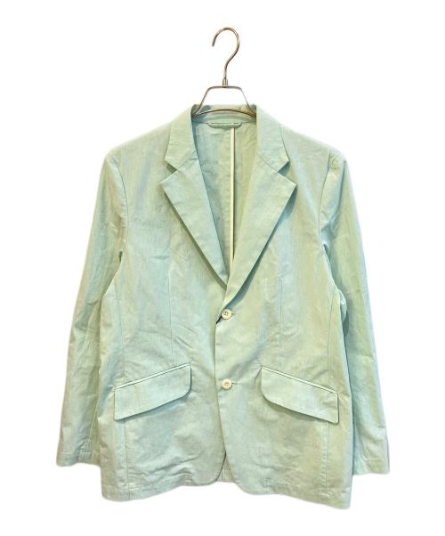 KICS DOCUMENT.（キクスドキュメント）KICS DOCUMENT. (キクスドキュメント) テーラードジャケット/T/C Chambray 2B Jacket　03-2301-1001 グリーン サイズ:5の古着・服飾アイテム