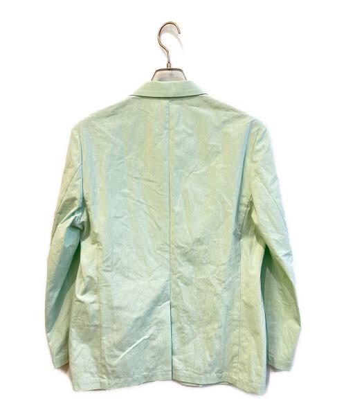 KICS DOCUMENT.（キクスドキュメント）KICS DOCUMENT. (キクスドキュメント) テーラードジャケット/T/C Chambray 2B Jacket　03-2301-1001 グリーン サイズ:5の古着・服飾アイテム