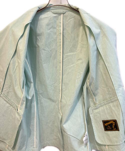 KICS DOCUMENT.（キクスドキュメント）KICS DOCUMENT. (キクスドキュメント) テーラードジャケット/T/C Chambray 2B Jacket　03-2301-1001 グリーン サイズ:5の古着・服飾アイテム
