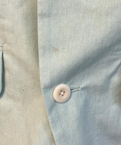 KICS DOCUMENT.（キクスドキュメント）KICS DOCUMENT. (キクスドキュメント) テーラードジャケット/T/C Chambray 2B Jacket　03-2301-1001 グリーン サイズ:5の古着・服飾アイテム