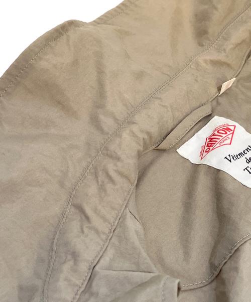 DANTON（ダントン）DANTON (ダントン) ナイロンステンカラーコート ベージュ サイズ:36の古着・服飾アイテム