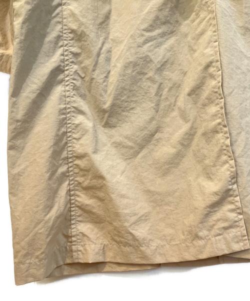 DANTON（ダントン）DANTON (ダントン) ナイロンステンカラーコート ベージュ サイズ:36の古着・服飾アイテム