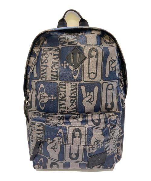 Vivienne Westwood（ヴィヴィアンウエストウッド）Vivienne Westwood (ヴィヴィアンウエストウッド) リュック ネイビーの古着・服飾アイテム