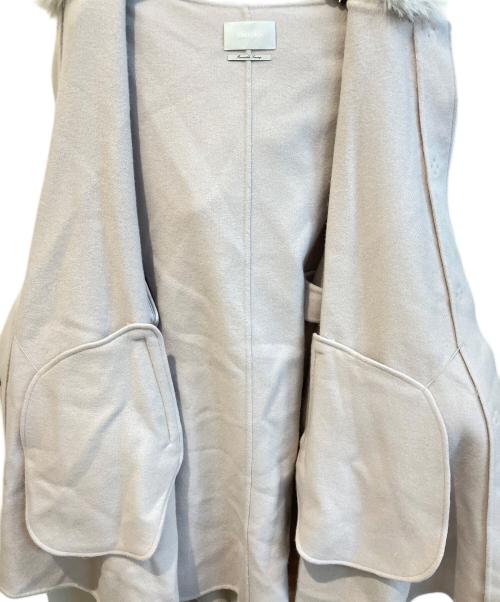 CELFORD（セルフォード）CELFORD (セルフォード) ファーポンチョコート ベージュ サイズ:FREE 未使用品の古着・服飾アイテム