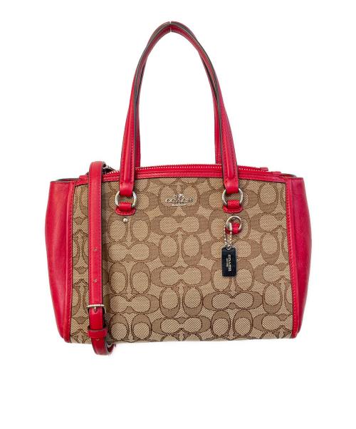 COACH（コーチ）COACH (コーチ) 2WAYバッグ　36905　シグネチャー レッドの古着・服飾アイテム