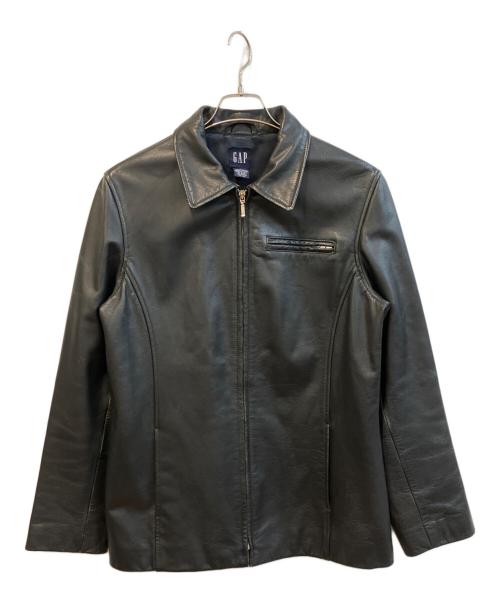 GAP（ギャップ）GAP (ギャップ) レザージャケット ブラック サイズ:Lの古着・服飾アイテム