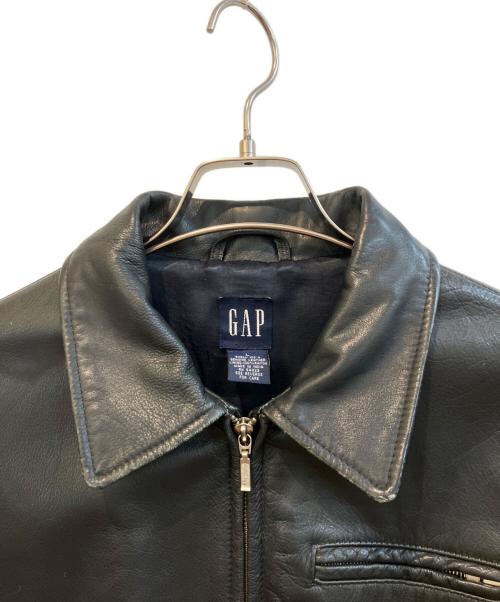 GAP（ギャップ）GAP (ギャップ) レザージャケット ブラック サイズ:Lの古着・服飾アイテム
