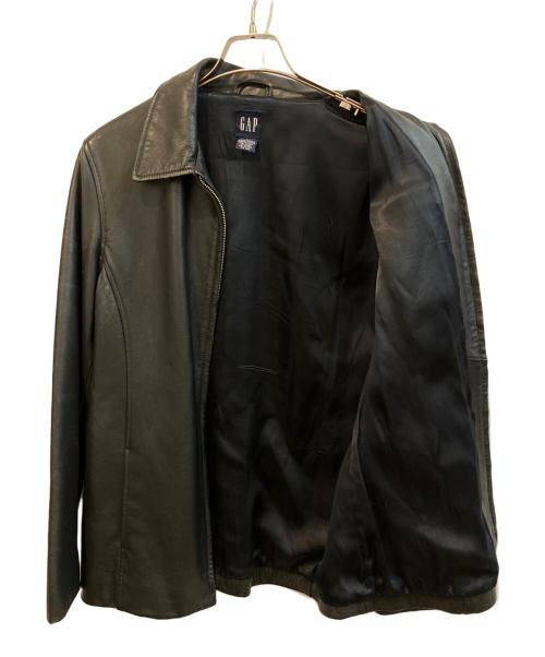 GAP（ギャップ）GAP (ギャップ) レザージャケット ブラック サイズ:Lの古着・服飾アイテム