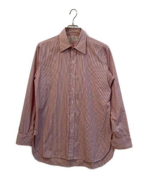 Turnbull&Asser（ターンブルアンドアッサー）Turnbull&Asser (ターンブルアンドアッサー) 60～70s ストライプシャツ レッド サイズ:不明の古着・服飾アイテム