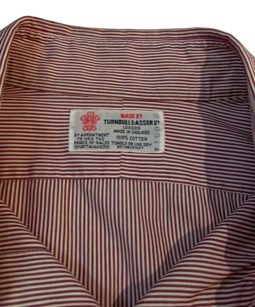 Turnbull&Asser（ターンブルアンドアッサー）Turnbull&Asser (ターンブルアンドアッサー) 60～70s ストライプシャツ レッド サイズ:不明の古着・服飾アイテム