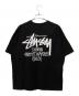 stussy (ステューシー) DOVER STREET MARKET (ドーバー ストリート マーケット) ロゴプリントTシャツ ブラック サイズ:XL：10000円