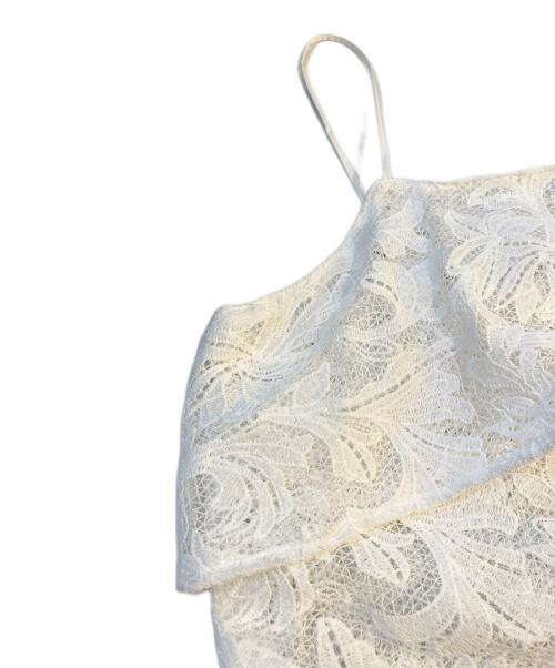 green label relaxing（グリーンレーベルリラクシング）green label relaxing (グリーンレーベルリラクシング) FFC LACE CAMI　3616-1-000027 ホワイト サイズ:FREE 未使用品の古着・服飾アイテム