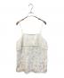 green label relaxing（グリーンレーベルリラクシング）の古着「FFC LACE CAMI　3616-1-000027」｜ホワイト