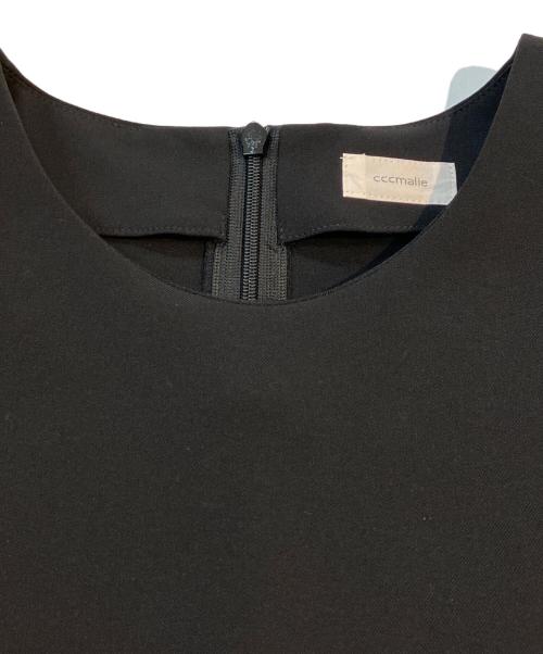 cccmalie（シーマリー）cccmalie (シーマリー) チュニックブラウス ブラック サイズ:38の古着・服飾アイテム