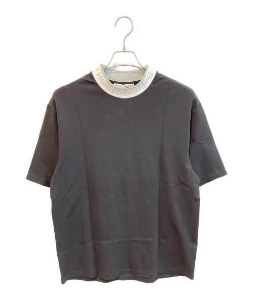 Acne studios（アクネ ストゥディオズ）ACNE STUDIOS (アクネ ストゥディオズ) EXTORR LOGO T-SHIRT ブラック サイズ:Sの古着・服飾アイテム
