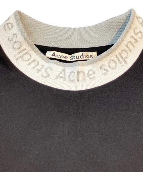 Acne studios（アクネ ストゥディオズ）ACNE STUDIOS (アクネ ストゥディオズ) EXTORR LOGO T-SHIRT ブラック サイズ:Sの古着・服飾アイテム