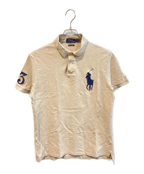 POLO RALPH LAUREN（ポロ・ラルフローレン）POLO RALPH LAUREN (ポロ・ラルフローレン) ポロシャツ ベージュ サイズ:Mの古着・服飾アイテム