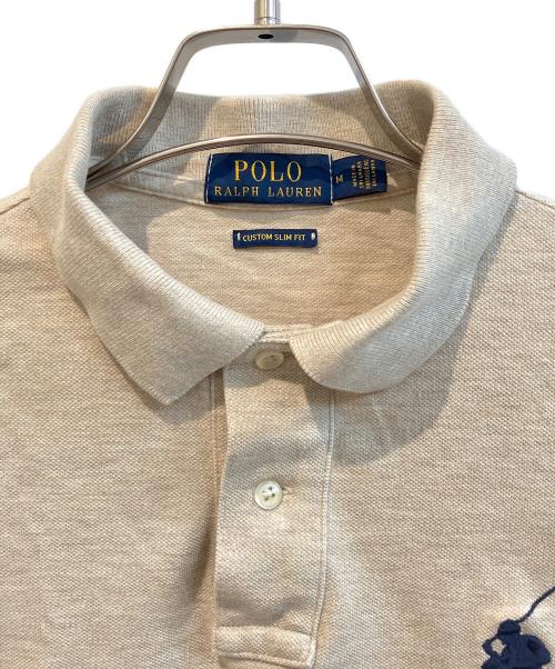 POLO RALPH LAUREN（ポロ・ラルフローレン）POLO RALPH LAUREN (ポロ・ラルフローレン) ポロシャツ ベージュ サイズ:Mの古着・服飾アイテム