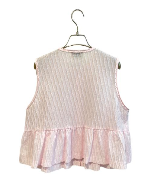 UNITED ARROWS（ユナイテッドアローズ）UNITED ARROWS (ユナイテッドアローズ) エアリージャガードベスト　1516-162-1575 ピンク サイズ:表記なしの古着・服飾アイテム