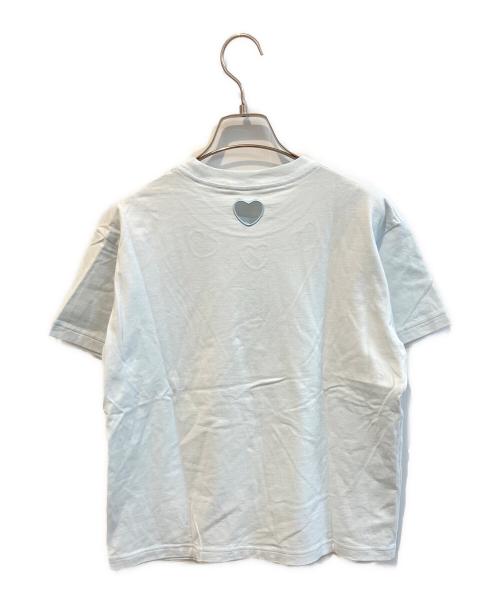 Gypsohila（ジプソフィア）Gypsohila (ジプソフィア) Heart Tee スカイブルー サイズ:FREEの古着・服飾アイテム