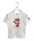 epine×MEZZO PIANOエピヌ×メゾピアノ）の古着「ベリエちゃんスパンコールTシャツ」｜ホワイト