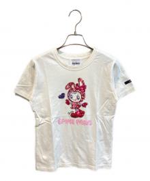 epine×MEZZO PIANO（エピヌ×メゾピアノ）の古着「ベリエちゃんスパンコールTシャツ」｜ホワイト