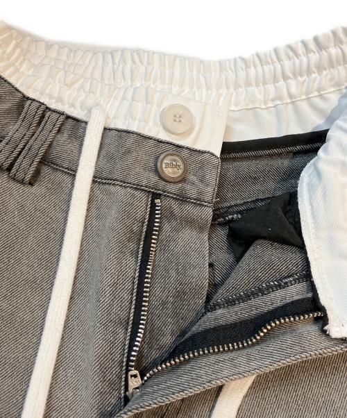 Bibiy.（ビビィ）Bibiy. (ビビィ) JULIET DOUBLE WAIST DENIM　B41-PT067GYS ブラック サイズ:Sの古着・服飾アイテム