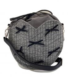 Gypsohila（ジプソフィア）の古着「Heart Bag 2way ショルダーバッグ」｜グレー