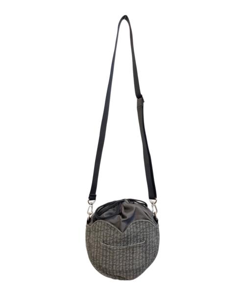 Gypsohila（ジプソフィア）Gypsohila (ジプソフィア) Heart Bag 2way ショルダーバッグ グレーの古着・服飾アイテム