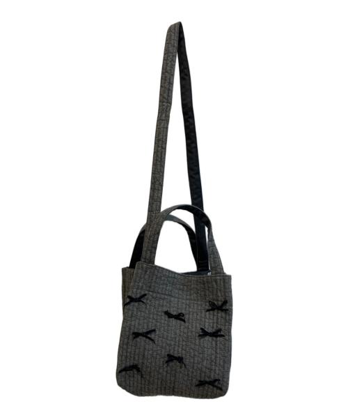 Gypsohila（ジプソフィア）Gypsohila (ジプソフィア) Heart Bag 2way ショルダーバッグ グレーの古着・服飾アイテム
