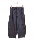 bille des savonビュルデサボン）の古着「7.7oz デニム ポワンパンツ　03-01-PT-010-25-1」｜インディゴ