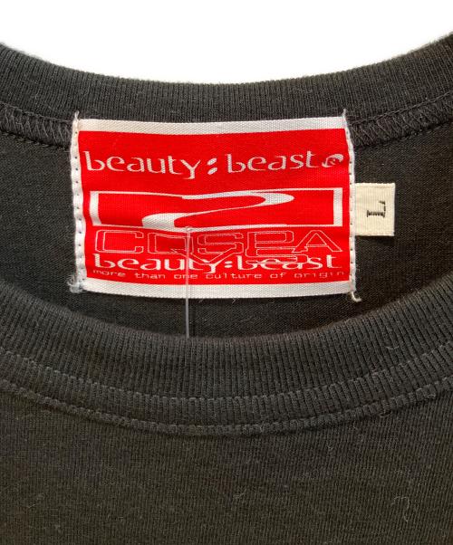 beauty:beast（ビューティービースト）beauty:beast (ビューティービースト) COSPA (コスパ) 半袖Tシャツ ブラック サイズ:Ｌの古着・服飾アイテム